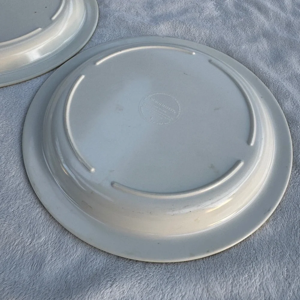 World Market Melamine Plates 9